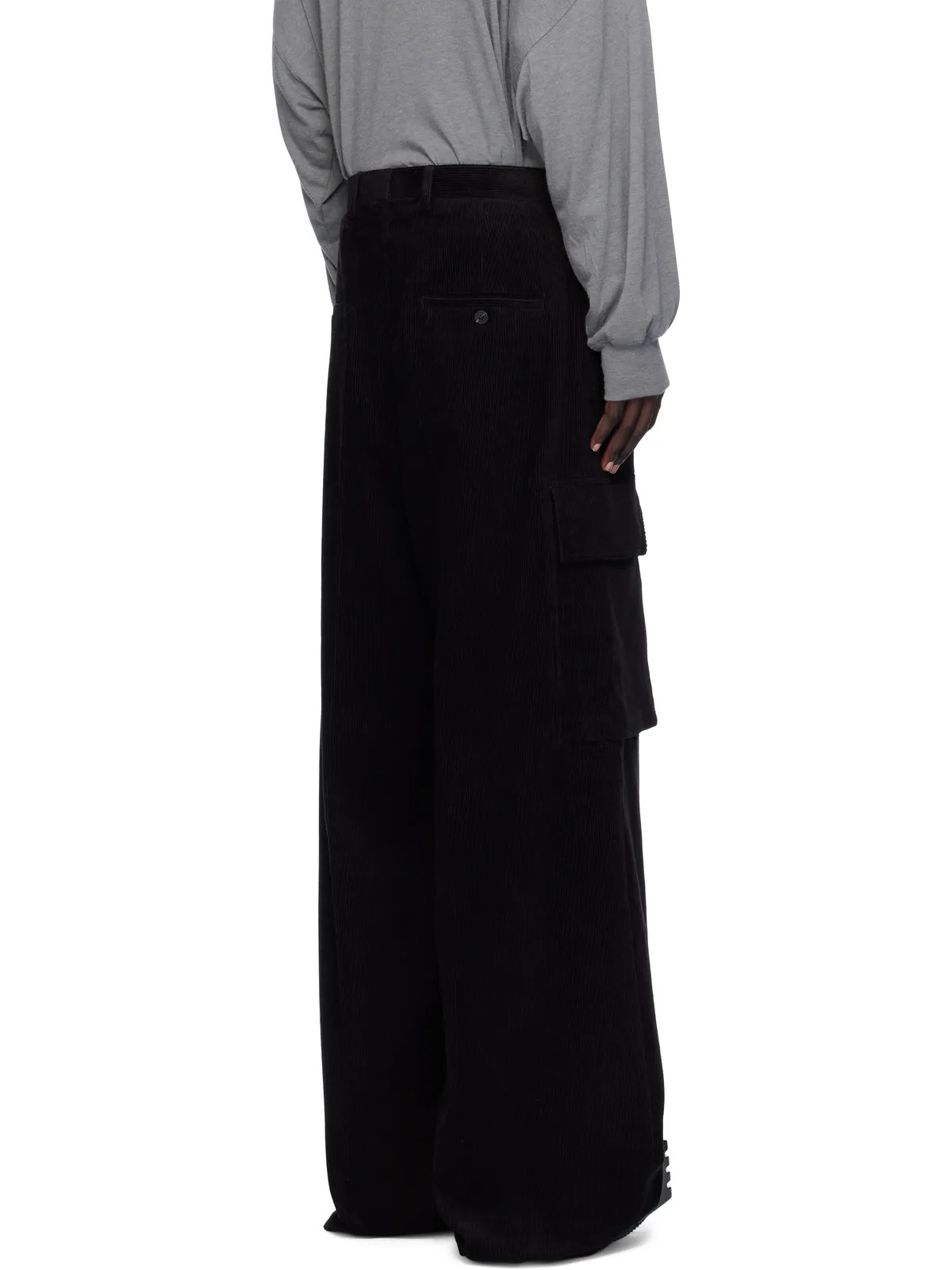 Rick Owens ブラック Concordians Firbanks カーゴパンツ - 画像3
