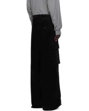 Rick Owens ブラック Concordians Firbanks カーゴパンツ - サムネイル3