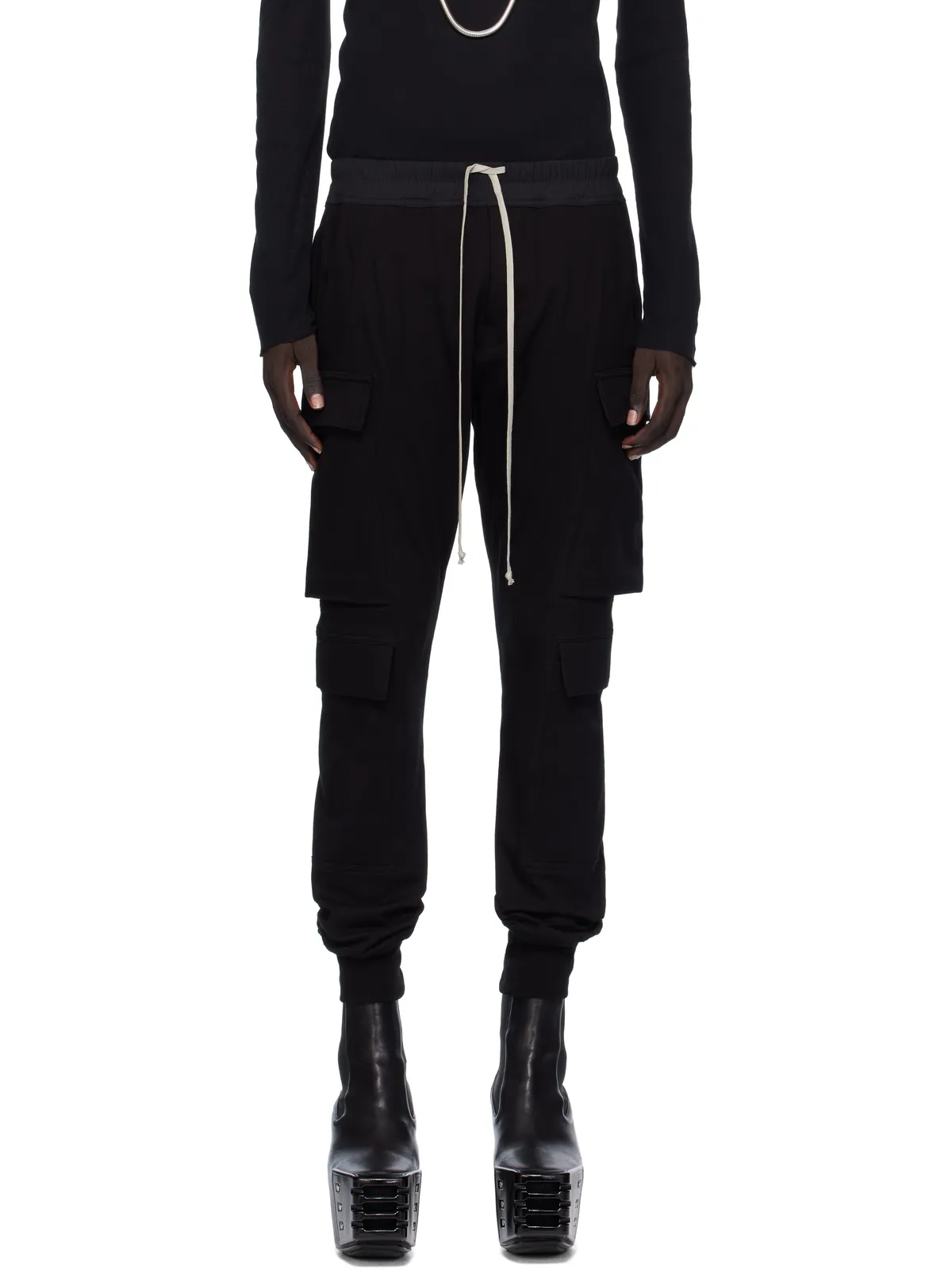 Rick Owens ブラック Concordians Mastodon Megacargo パンツ - 画像1