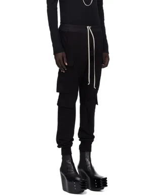 Rick Owens ブラック Concordians Mastodon Megacargo パンツ - サムネイル2