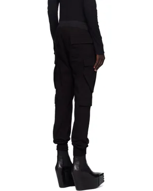 Rick Owens ブラック Concordians Mastodon Megacargo パンツ - サムネイル3