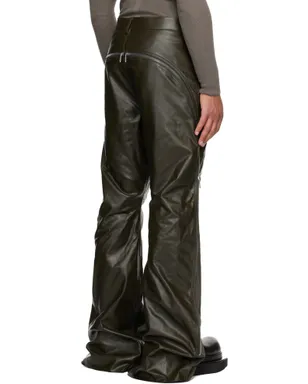 Rick Owens Concordians Bolan Banana レザーパンツ - サムネイル3