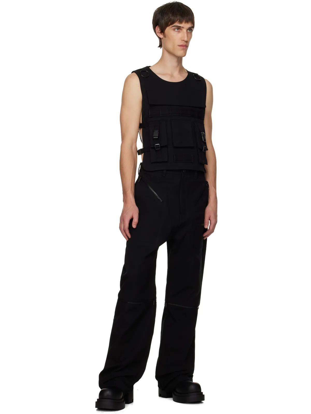 Rick Owens Concordians Bonotto Ammo ベスト - 画像4
