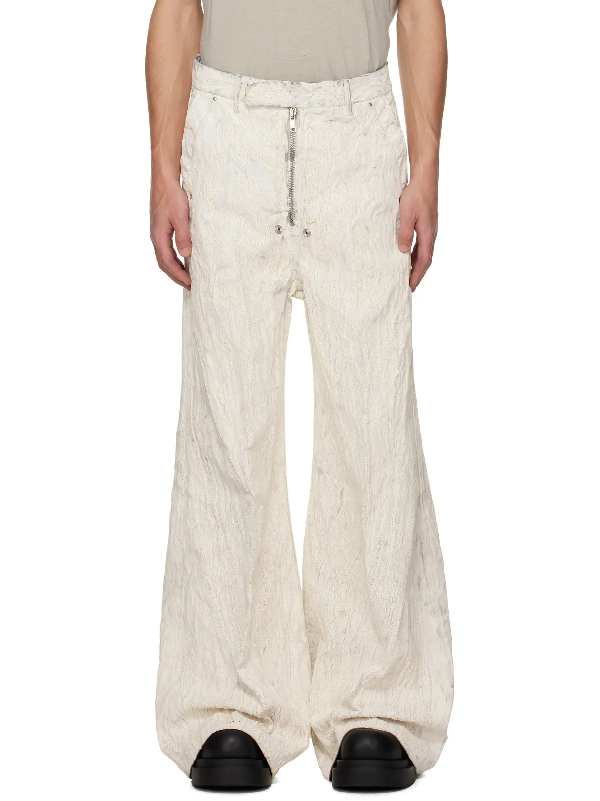 Rick Owens Concordians Belas テーラード ワイドレッグジーンズ - 画像1
