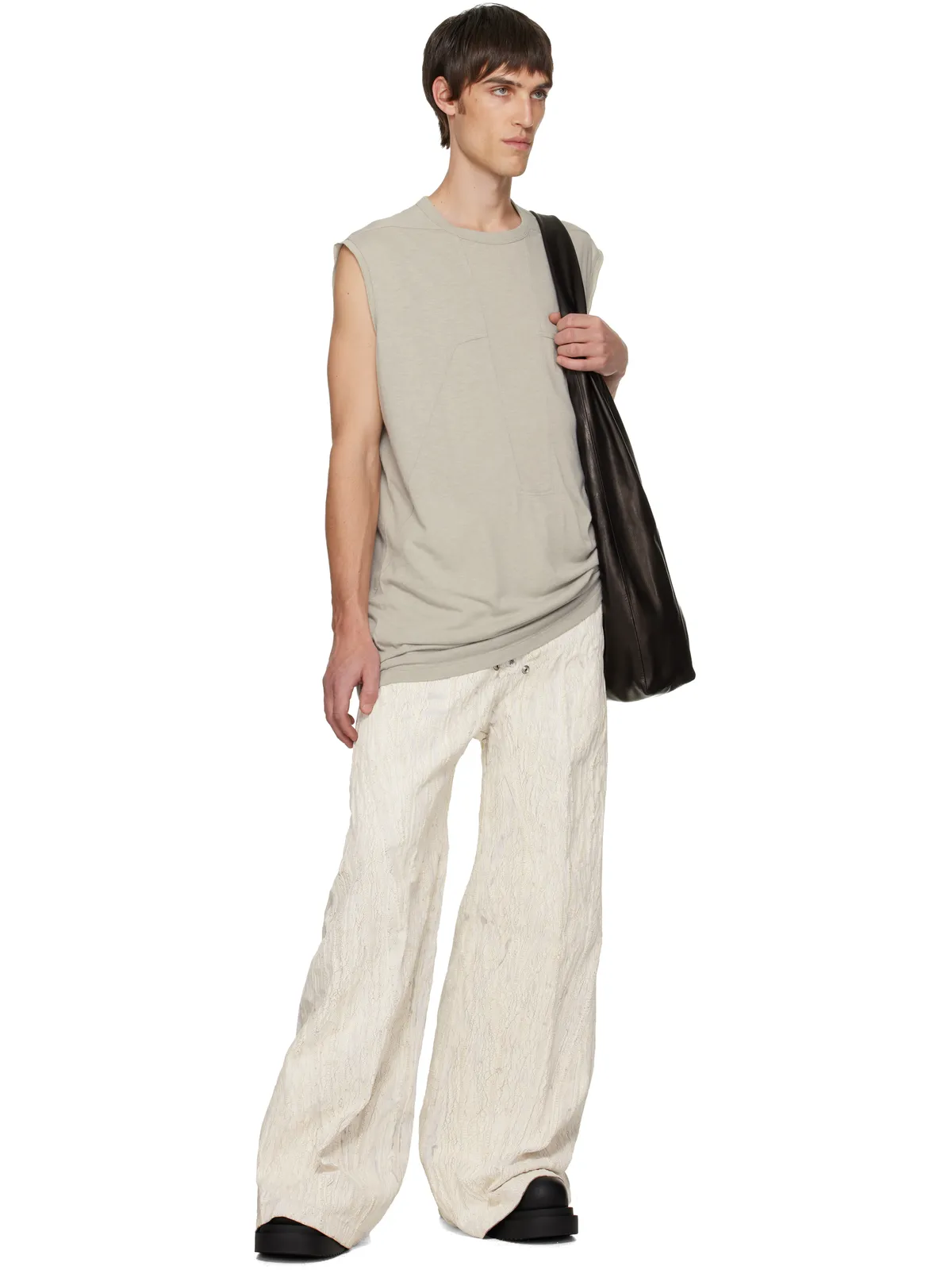 Rick Owens Concordians Belas テーラード ワイドレッグジーンズ - 画像4