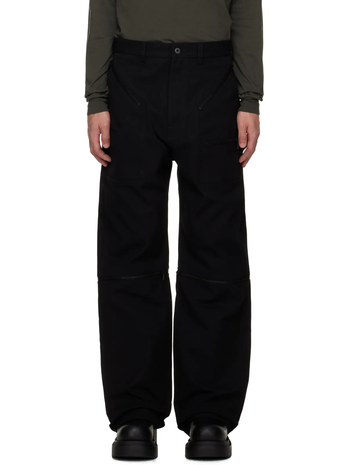 Rick Owens Concordians Bonotto Strobe Convertible ジーンズ - 画像1