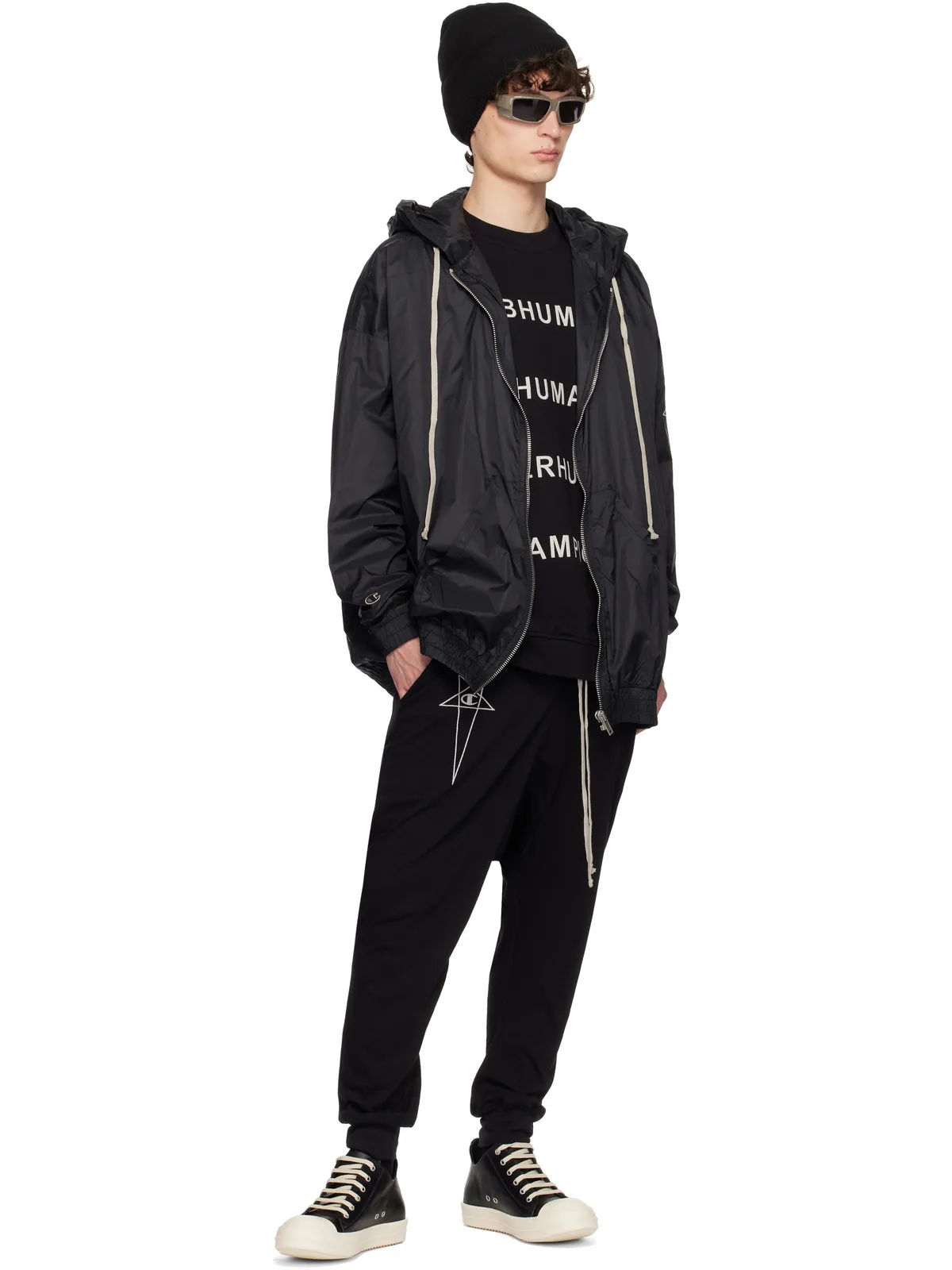 Rick Owens Championエディション Prisoner Drawstring スウェットパンツ - 画像4