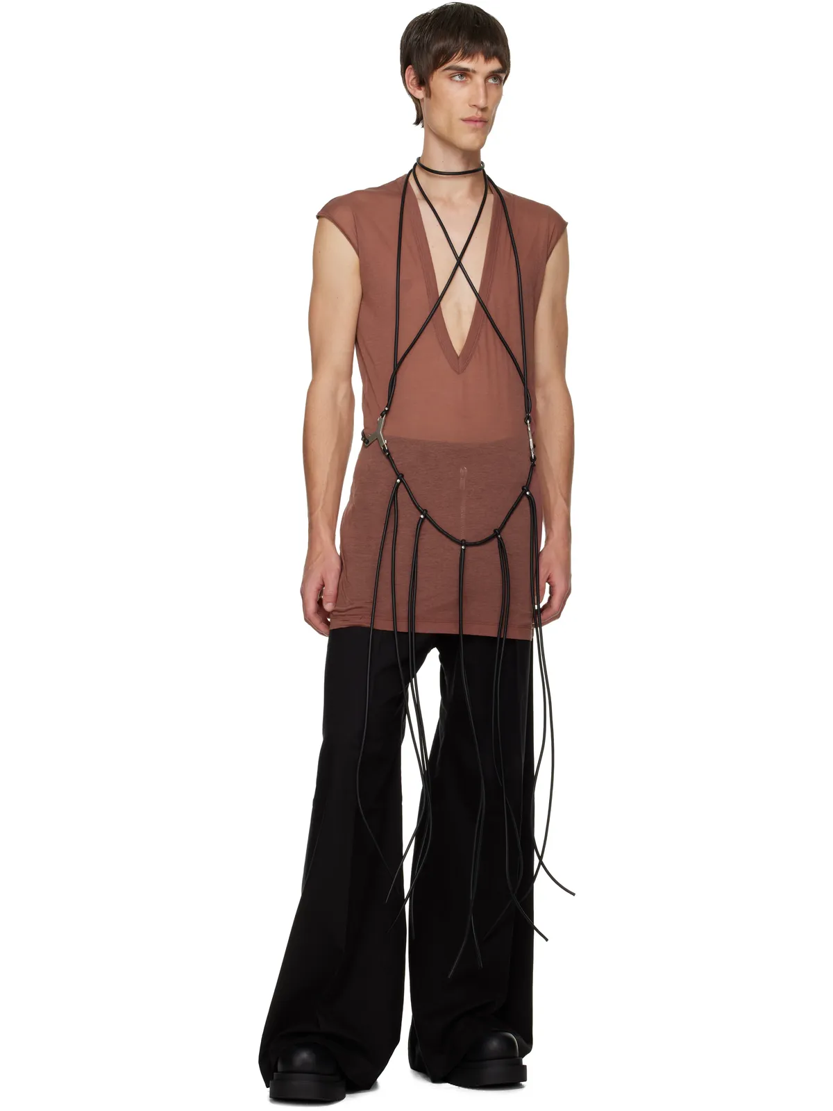 Rick Owens Concordians Tailored Bela ワイドパンツ - 画像4