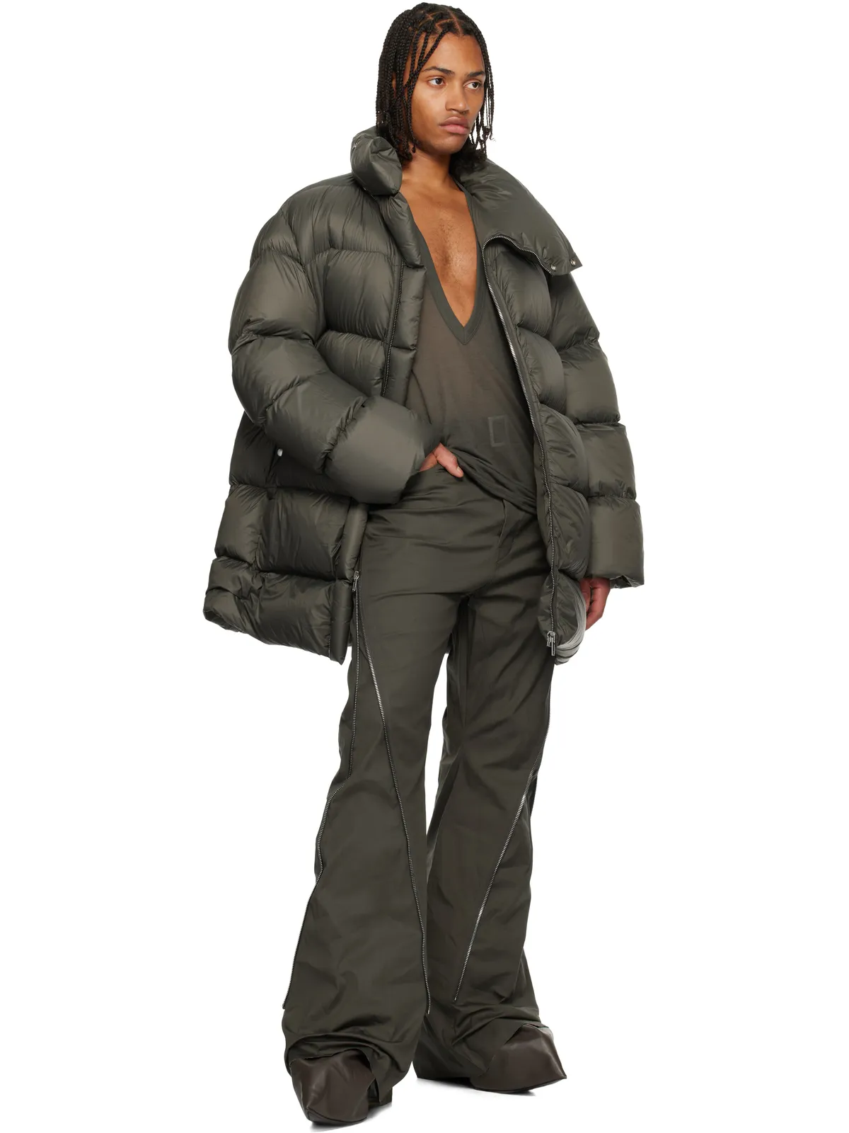 Rick Owens Bolan ブーツカット トラウザーズ - 画像5