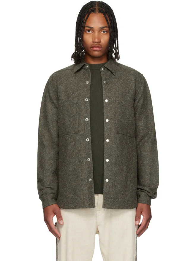 Rick Owens Rick Owens Concordians Rugged ウール シャツの商品画像