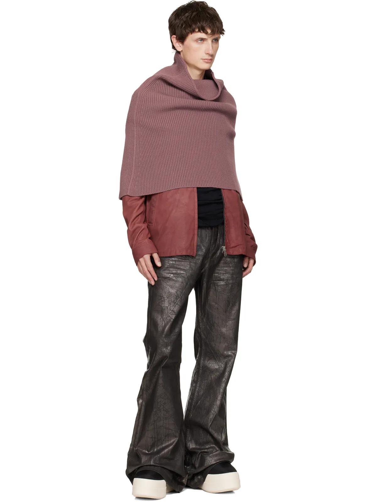 Rick Owens Concordians Cowl ショール - 画像3