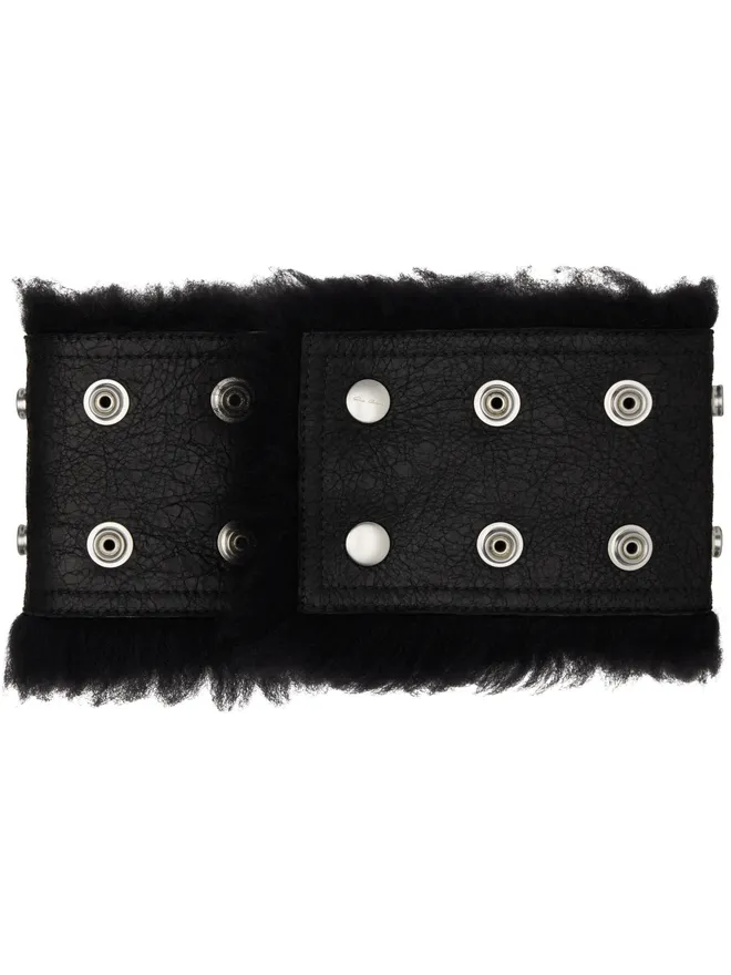 Rick Owens Rick Owens ブラック Concordians シアリング ネックバンドの商品画像