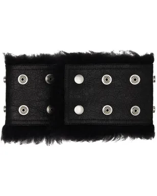 Rick Owens ブラック Concordians シアリング ネックバンド - サムネイル1