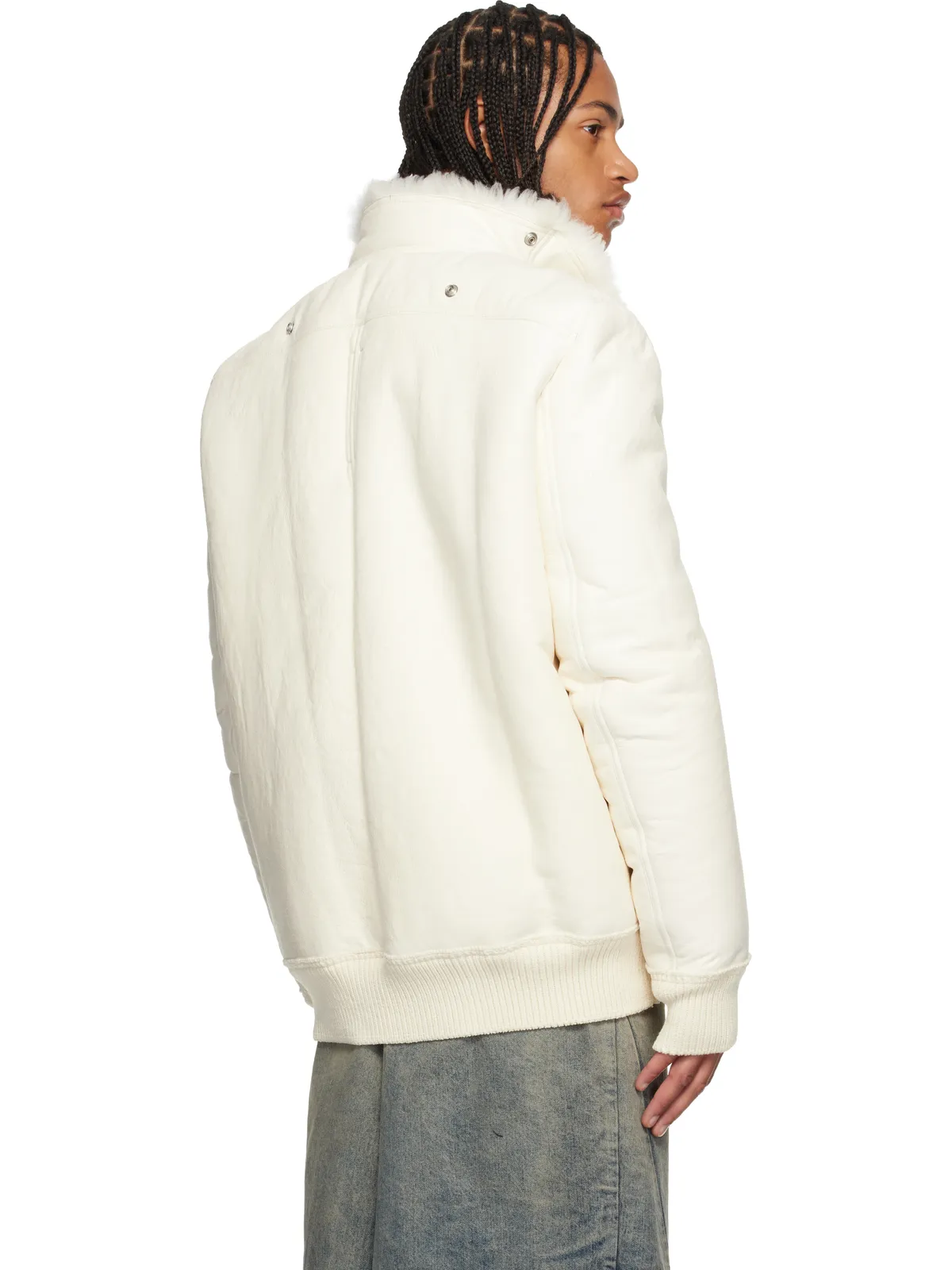 Rick Owens Concordians Hollywood Flight シアリングジャケット - 画像3