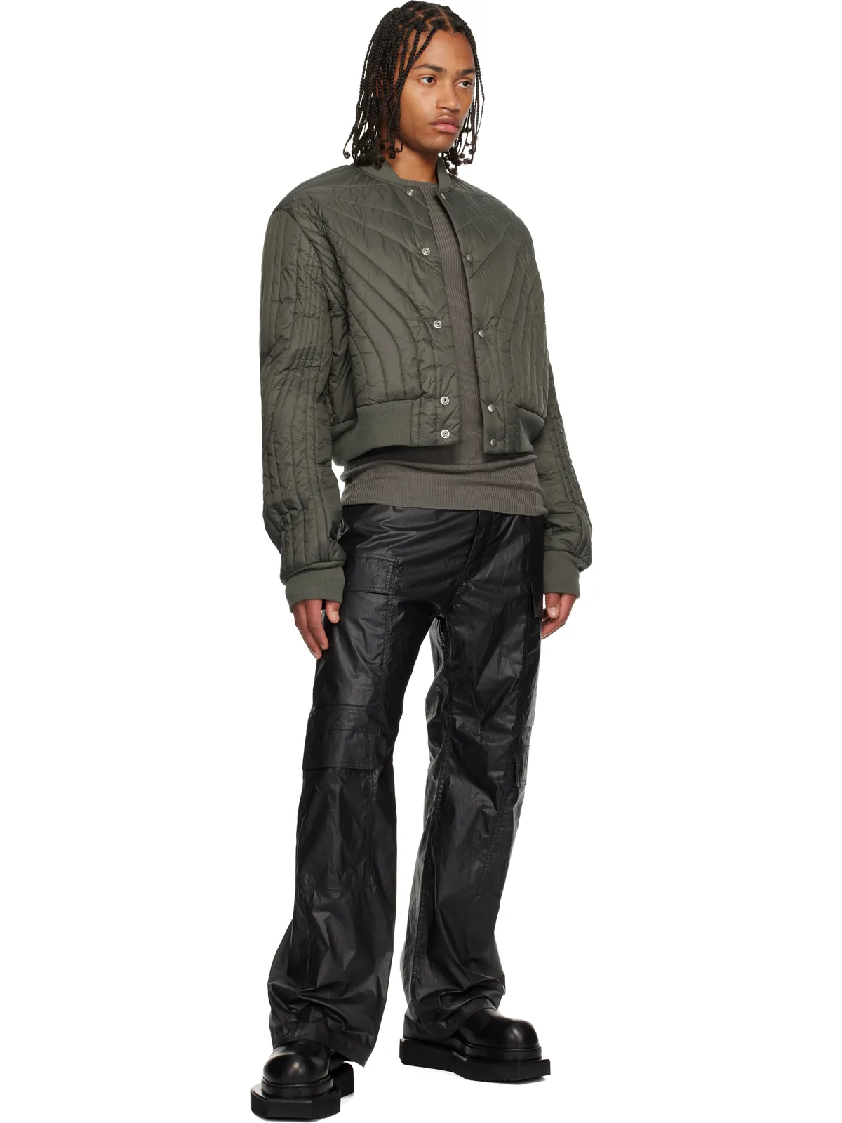 Rick Owens Concordians Quilted Flight ダウンジャケット - 画像4