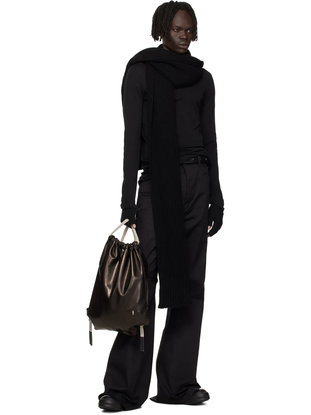 Rick Owens Concordians フィンガーレスグローブ - 画像3