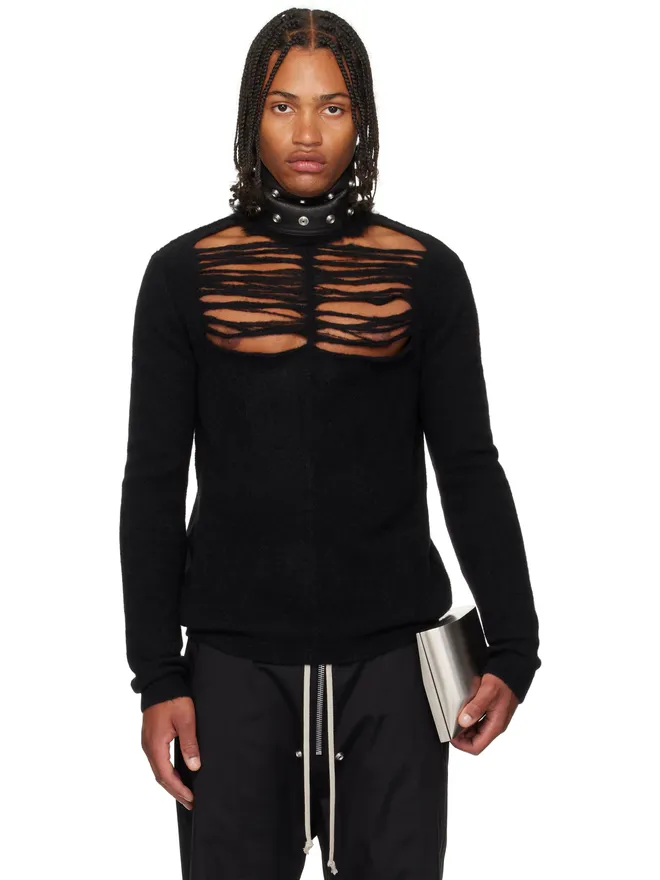 Rick Owens Rick Owens Concordians Grid Knit 長袖トップスの商品画像