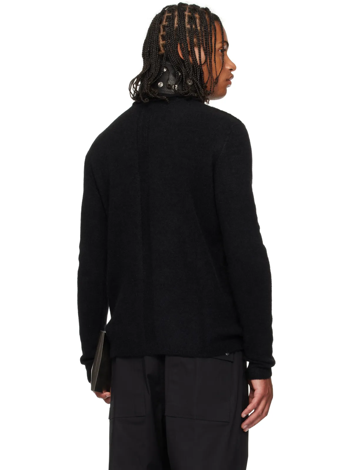 Rick Owens Concordians Grid Knit 長袖トップス - 画像3