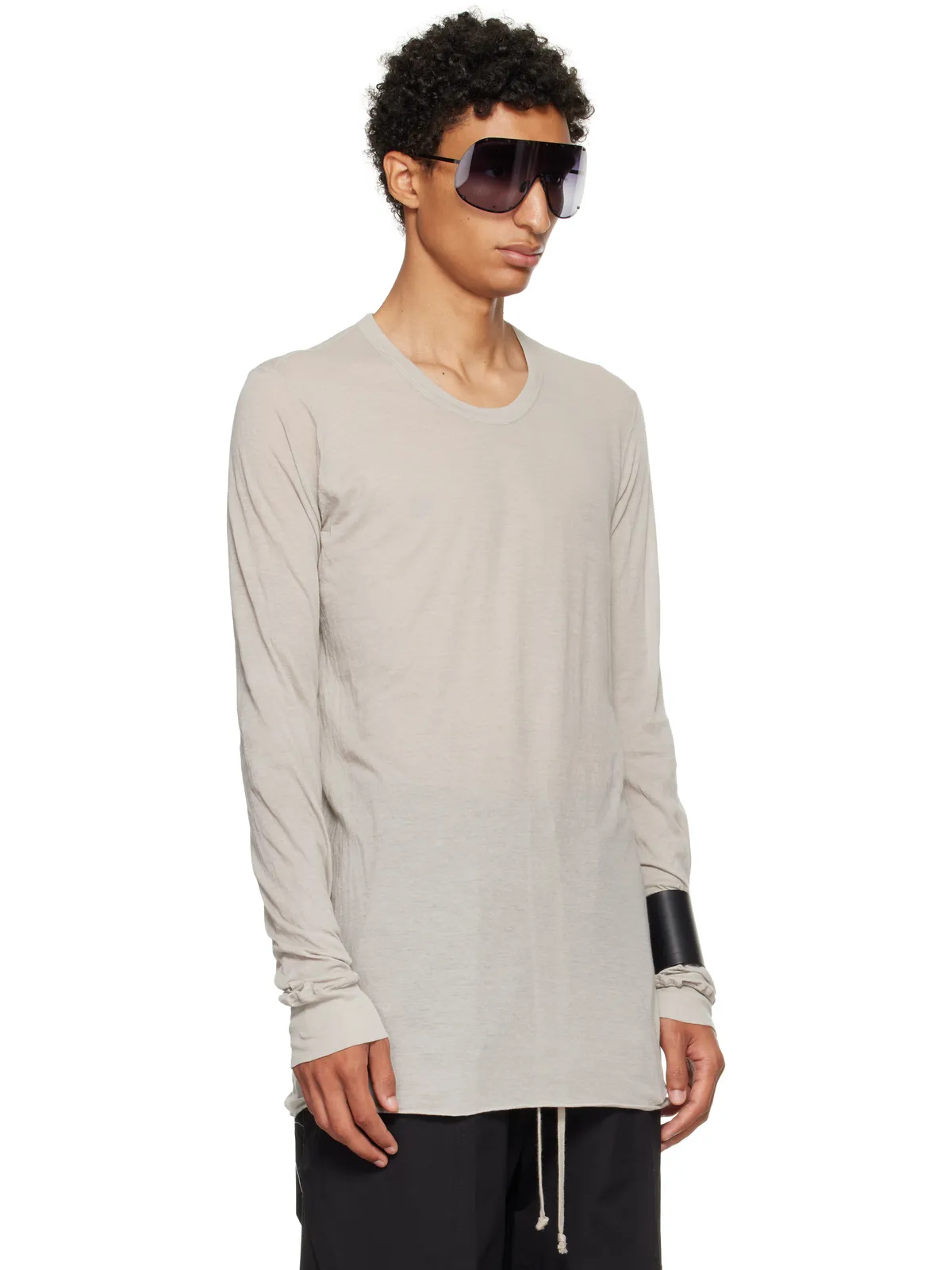 Rick Owens Concordians Basic 長袖Tシャツ - 画像2