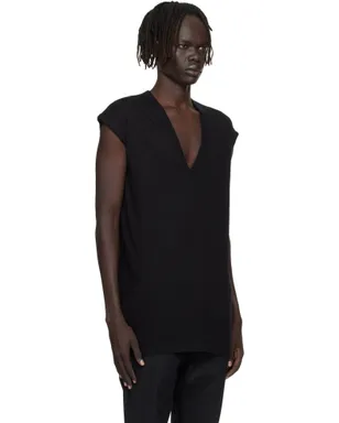 Rick Owens Concordians Deep V 半袖トップス - サムネイル2