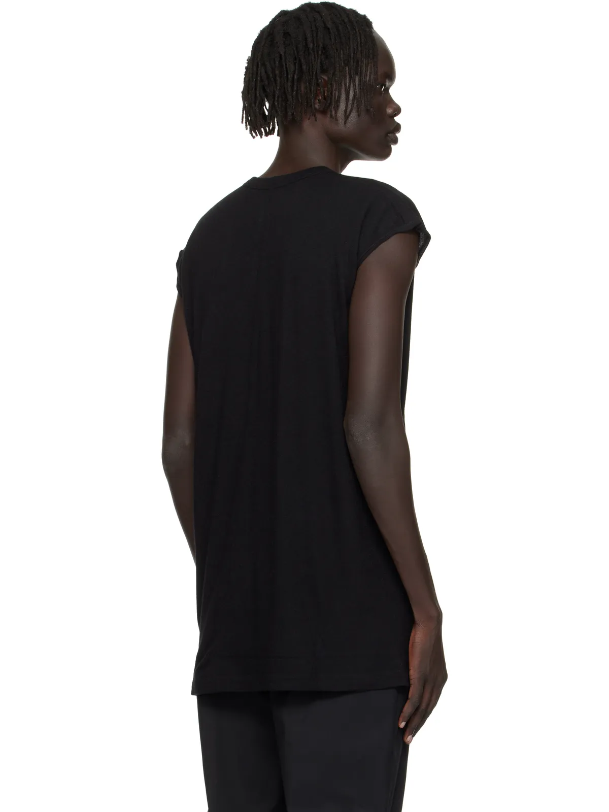 Rick Owens Concordians Deep V 半袖トップス - 画像3