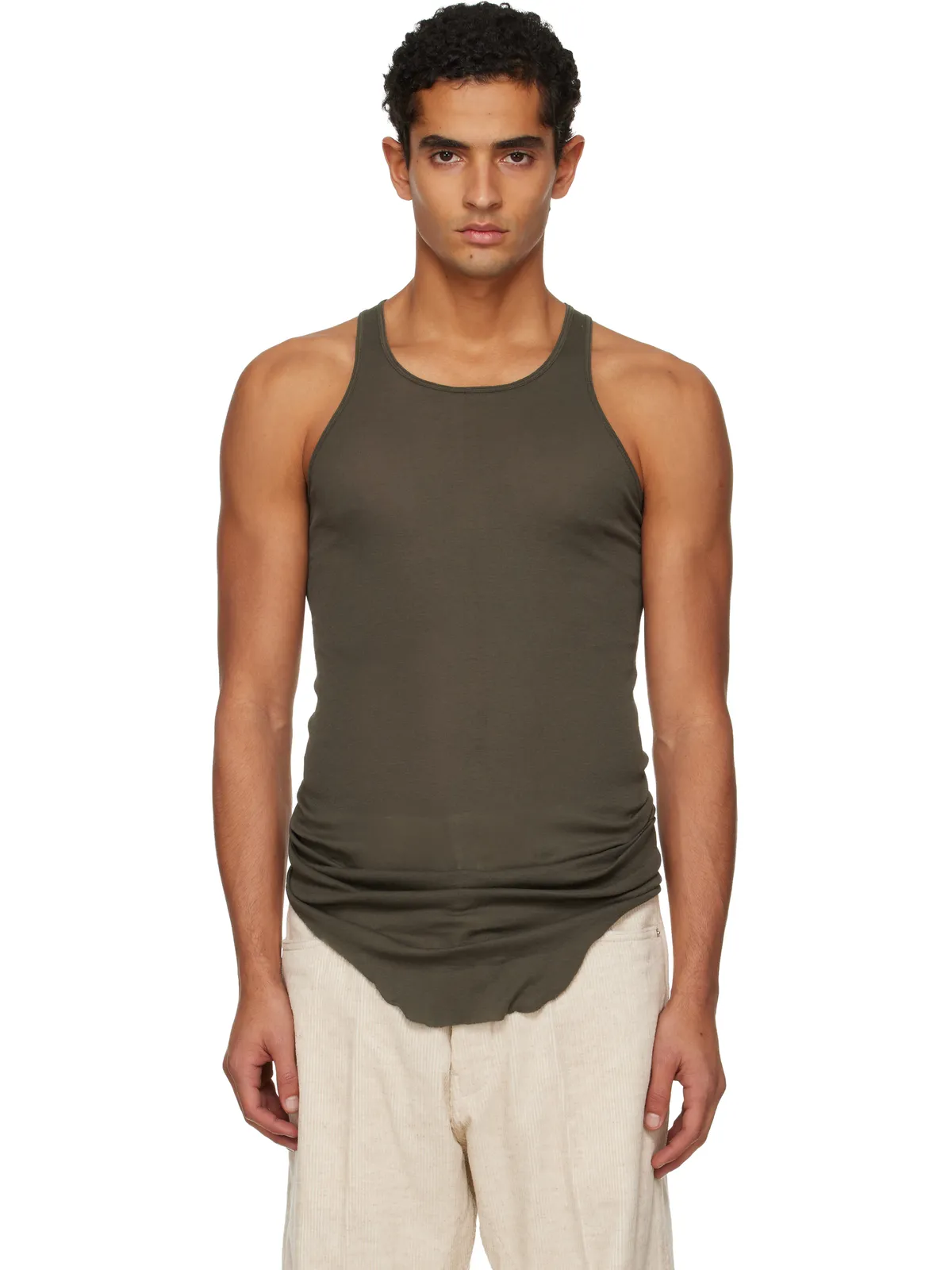 Rick Owens Concordians Basic リブタンクトップ - 画像1