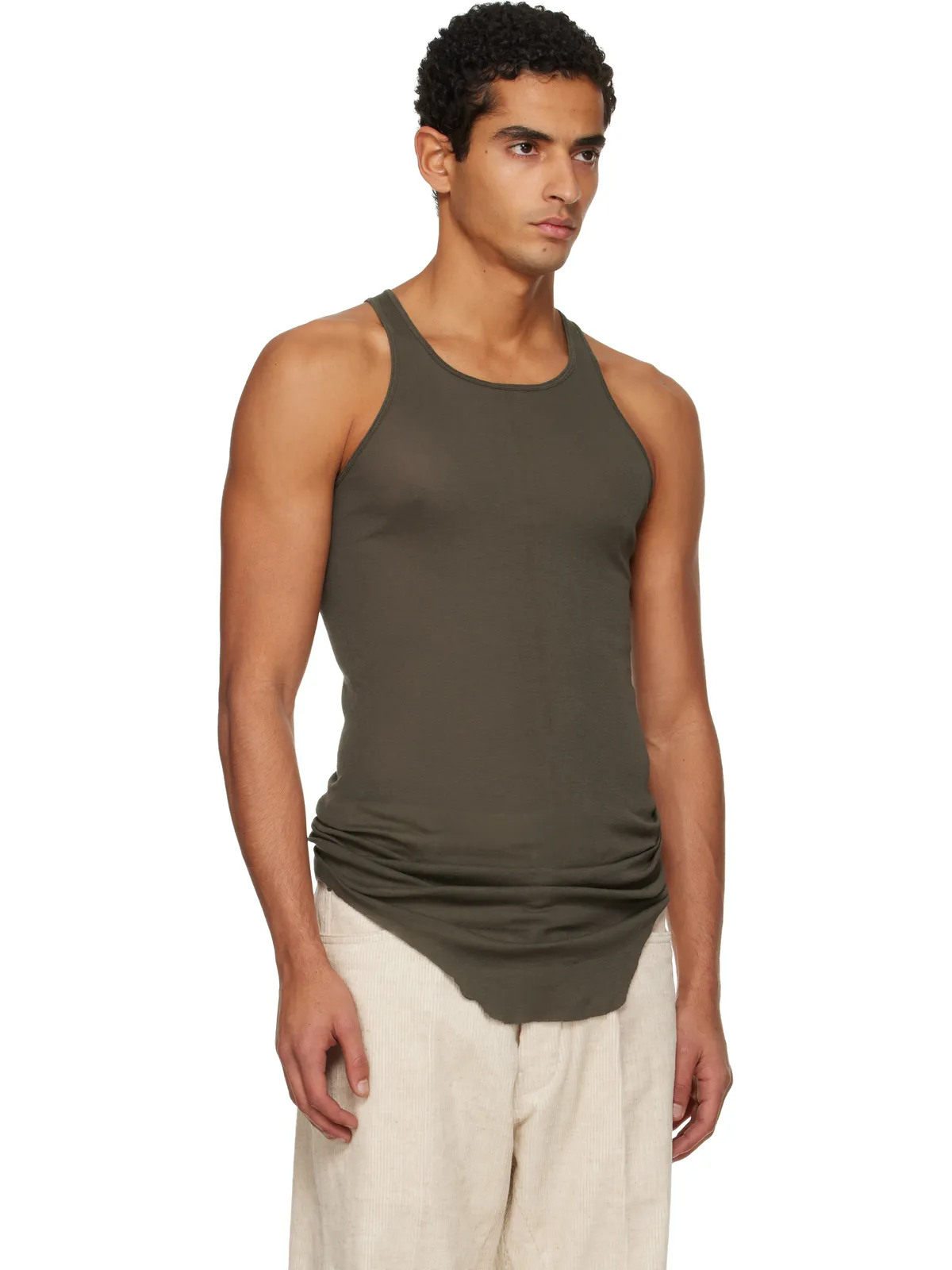 Rick Owens Concordians Basic リブタンクトップ - 画像2