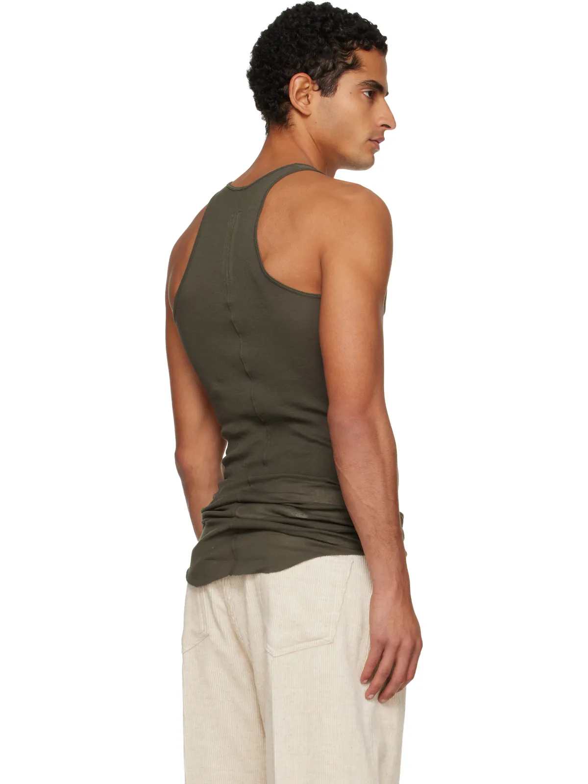 Rick Owens Concordians Basic リブタンクトップ - 画像3