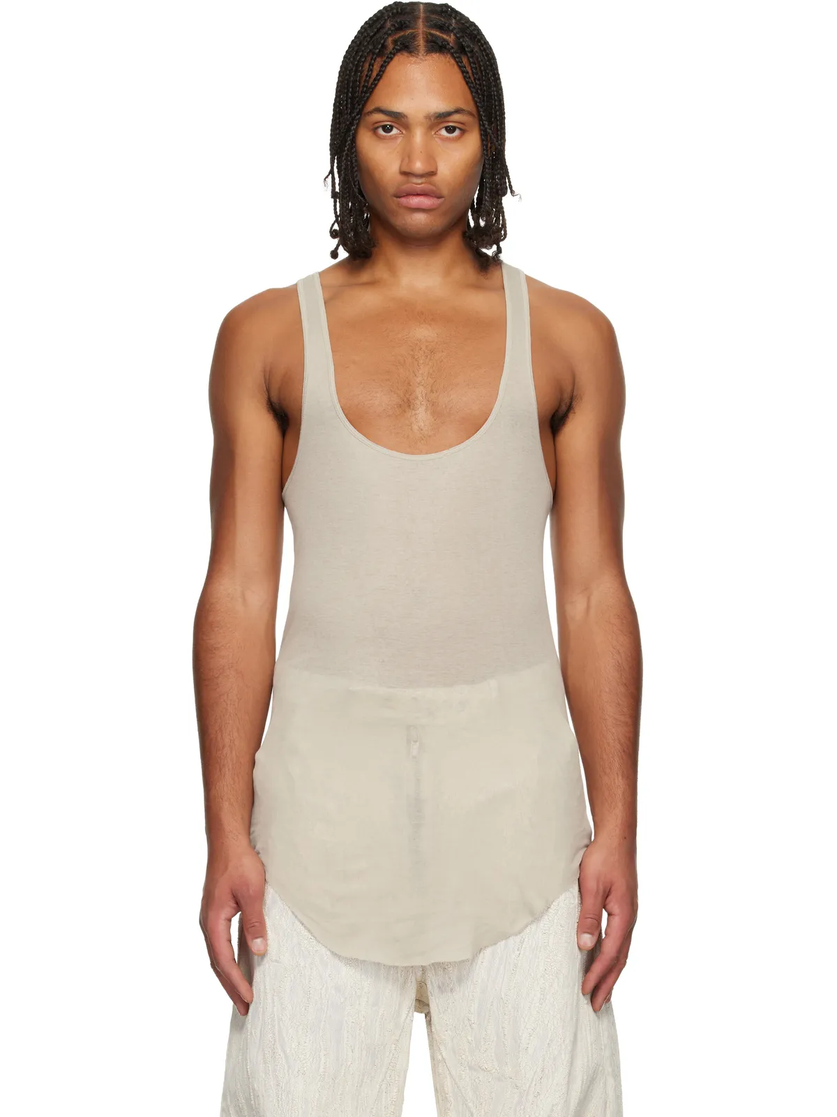 Rick Owens Concordians Pony タンクトップ - 画像1