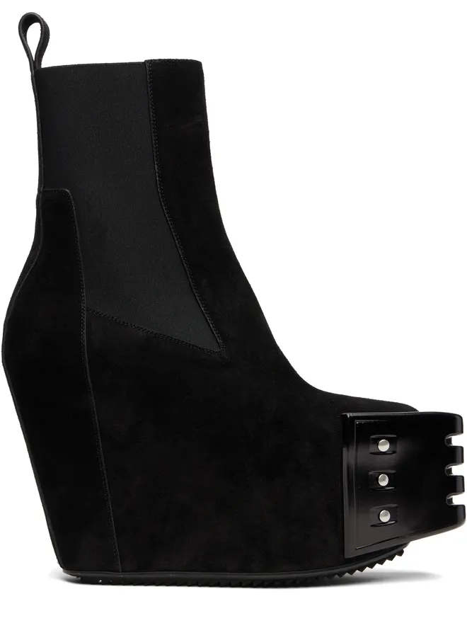 Rick Owens Rick Owens Grilled Wedge Beatle スエード チェルシーブーツの商品画像
