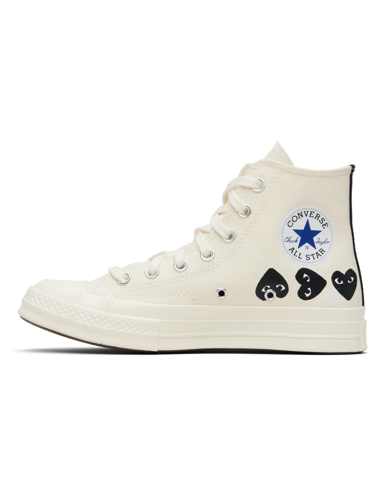 COMME des GARÇONS PLAY Converseエディション マルチハート スニーカー - 画像3