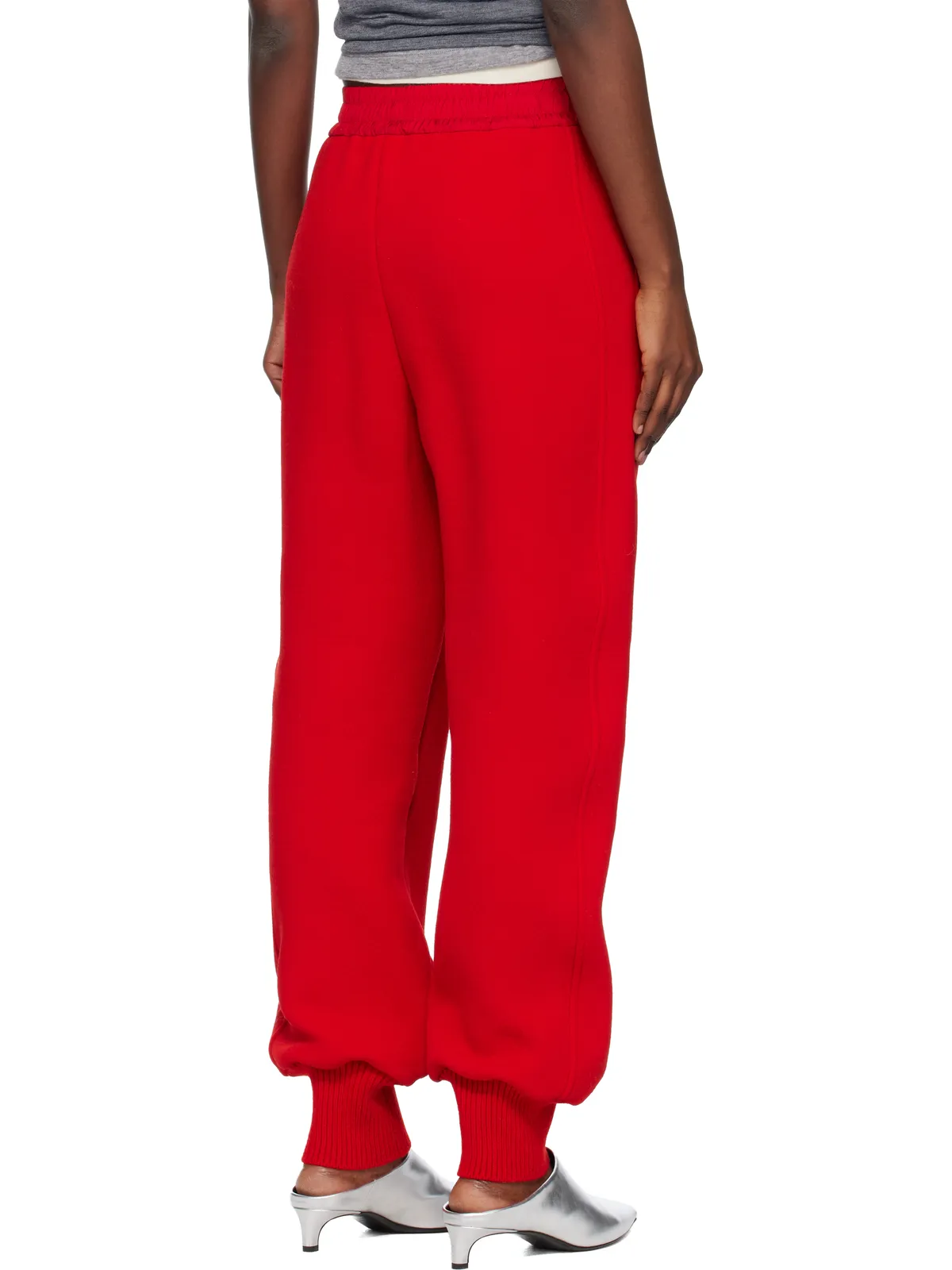 Jil Sander Double Face ウール クレープ ラウンジパンツ - 画像3