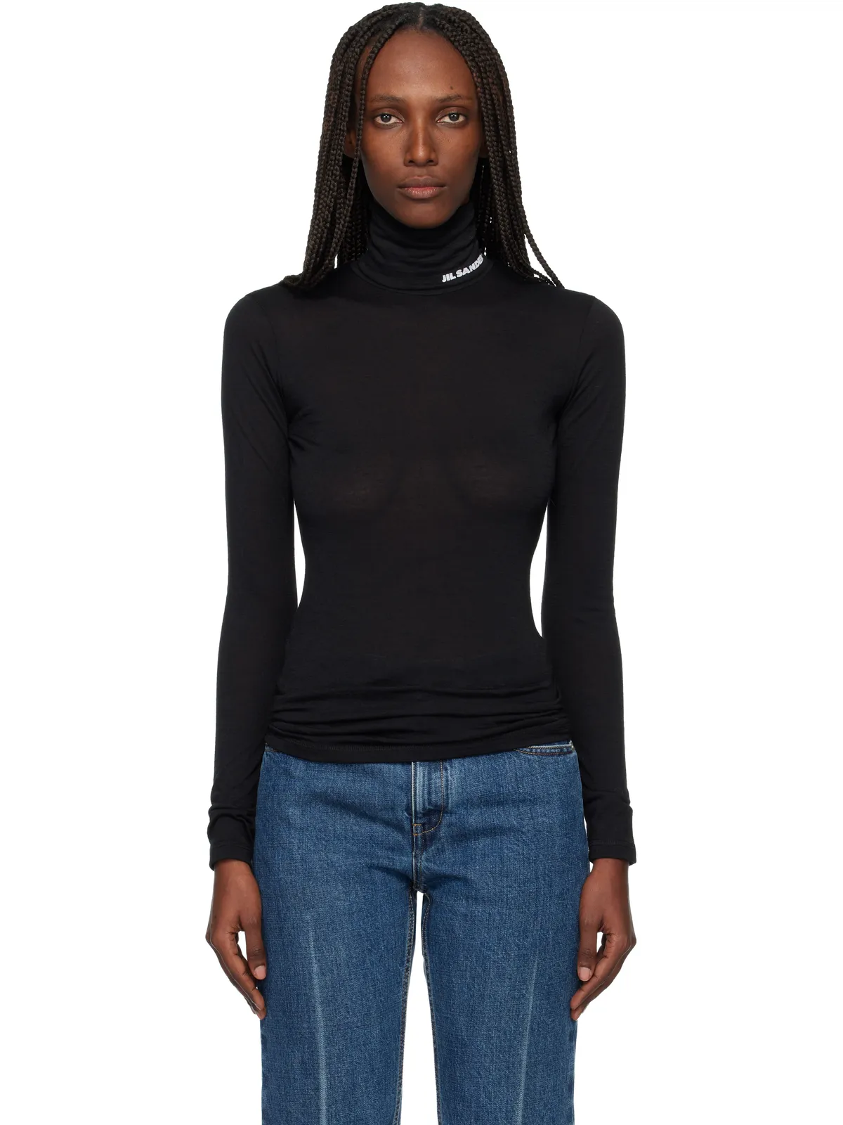 Jil Sander ライトウェイト ウールブレンド タートルネック - 画像1