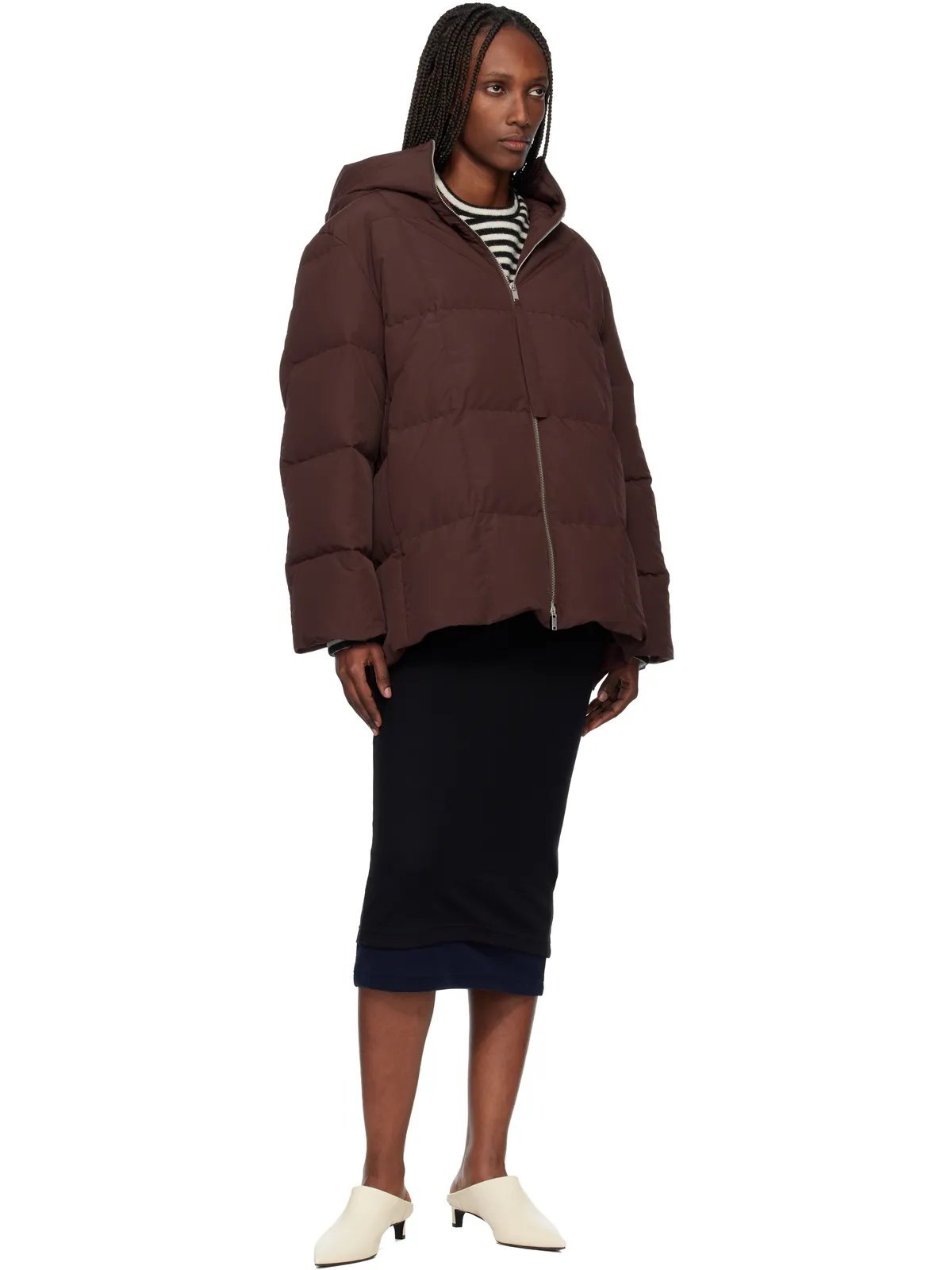 Jil Sander キルティング ダウンジャケット - 画像4