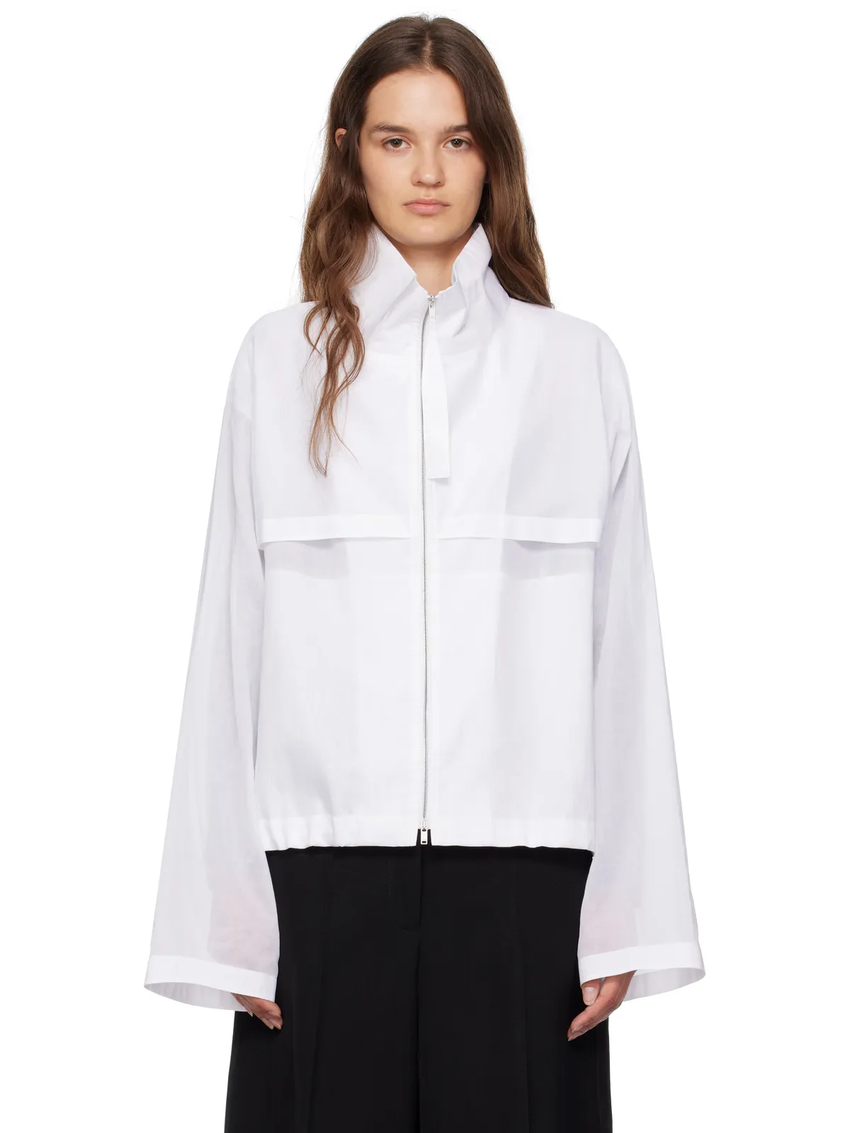 Jil Sander コットンモスリン ジャケット - 画像1