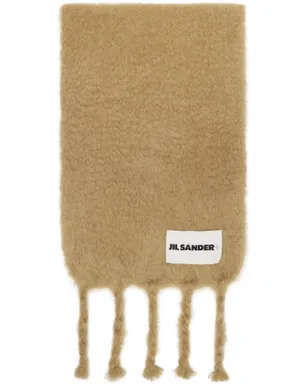 Jil Sander ワイド ウールブレンド マフラー - サムネイル1