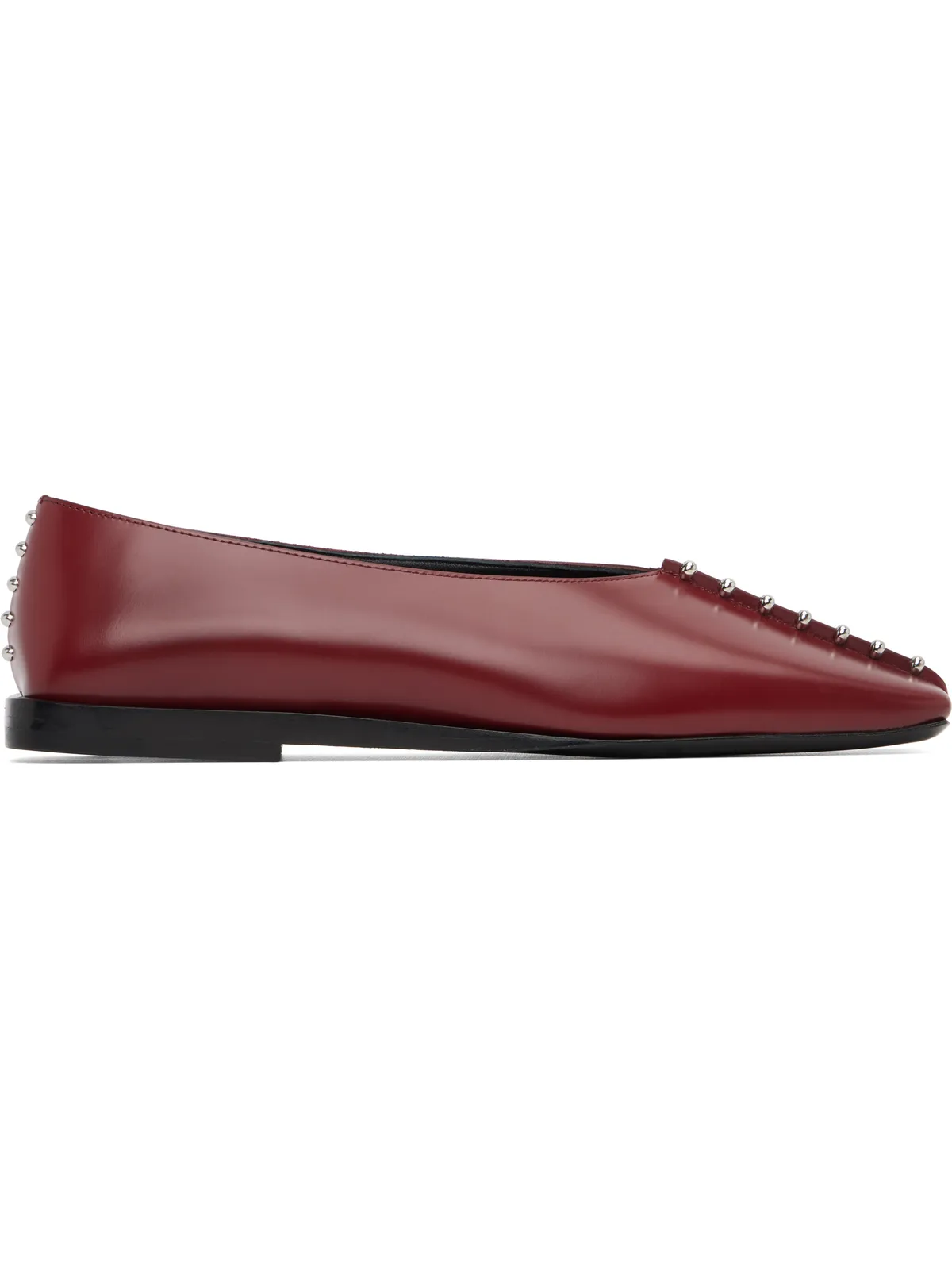 Jil Sander レザー バレエシューズ - 画像1