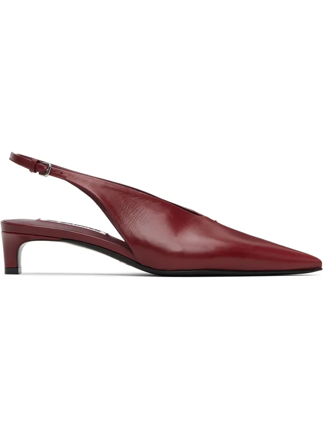 Jil Sander Jil Sander レッド スリングバックヒールの商品画像