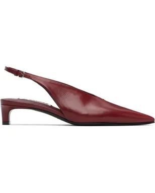 Jil Sander レッド スリングバックヒール - サムネイル1