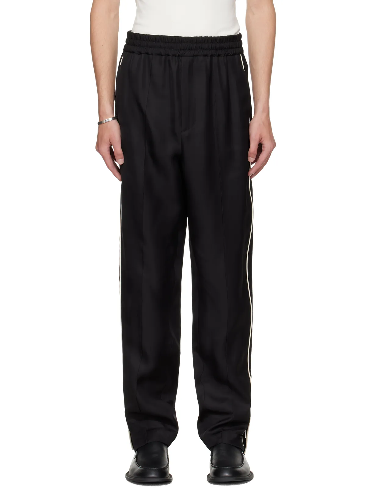 Jil Sander パイピング トラウザーズ - 画像1