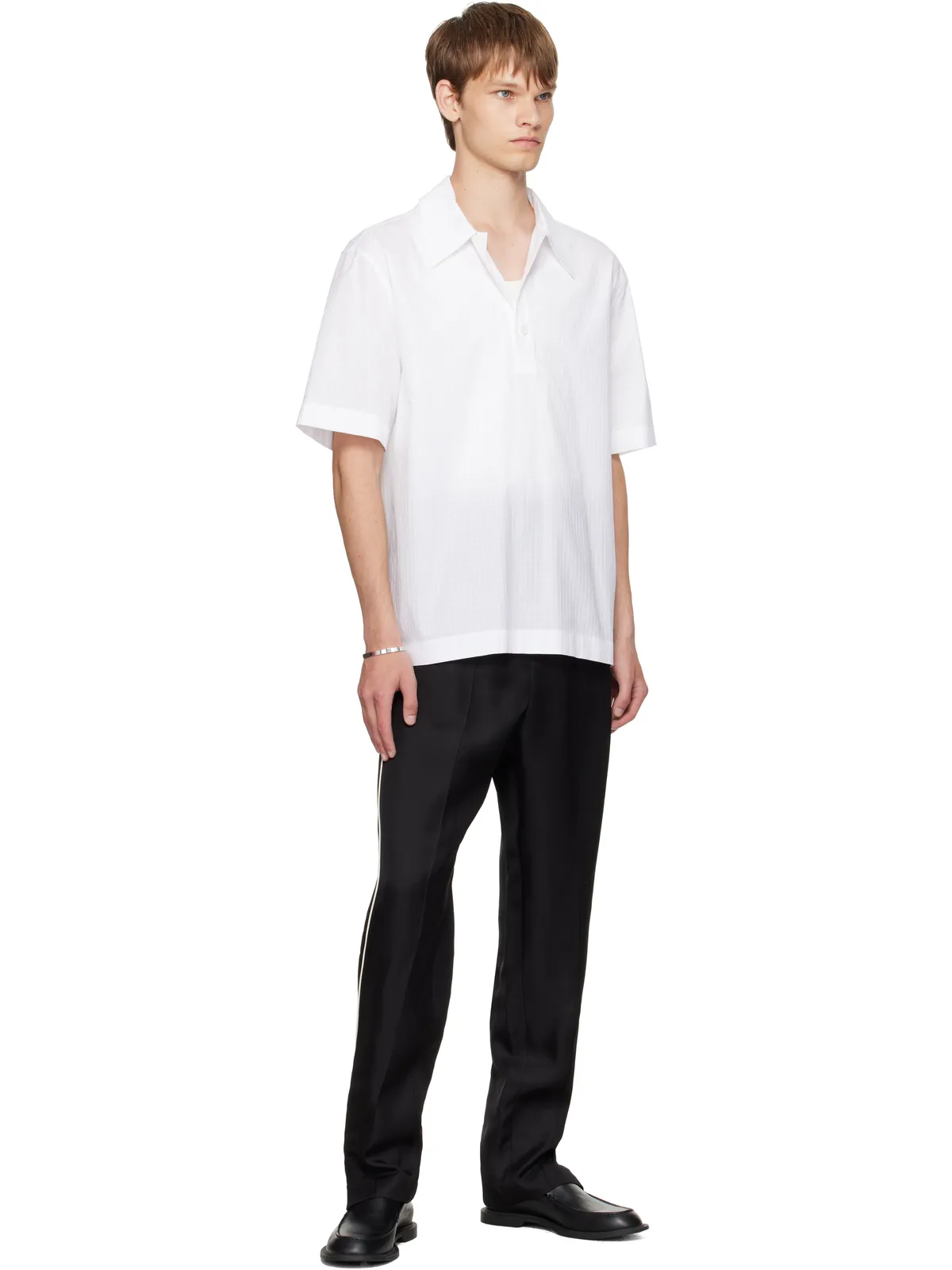 Jil Sander パイピング トラウザーズ - 画像4