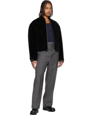 Jil Sander ウールギャバジン トラウザーズ - サムネイル4