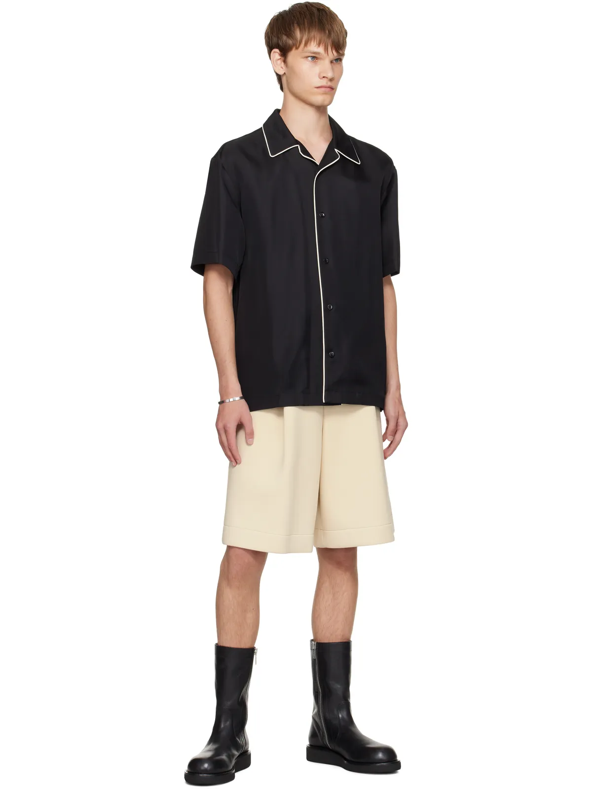 Jil Sander Fluid Viscose シャツ - 画像4
