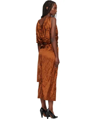 Lanvin Back Cape マキシワンピース - サムネイル3