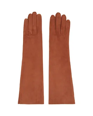 Lanvin Long Slim スエード グローブ - サムネイル1