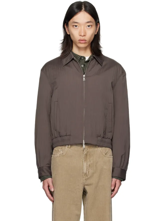 COOR COOR Wrinkle Reglan ウール ブルゾンジャケットの商品画像