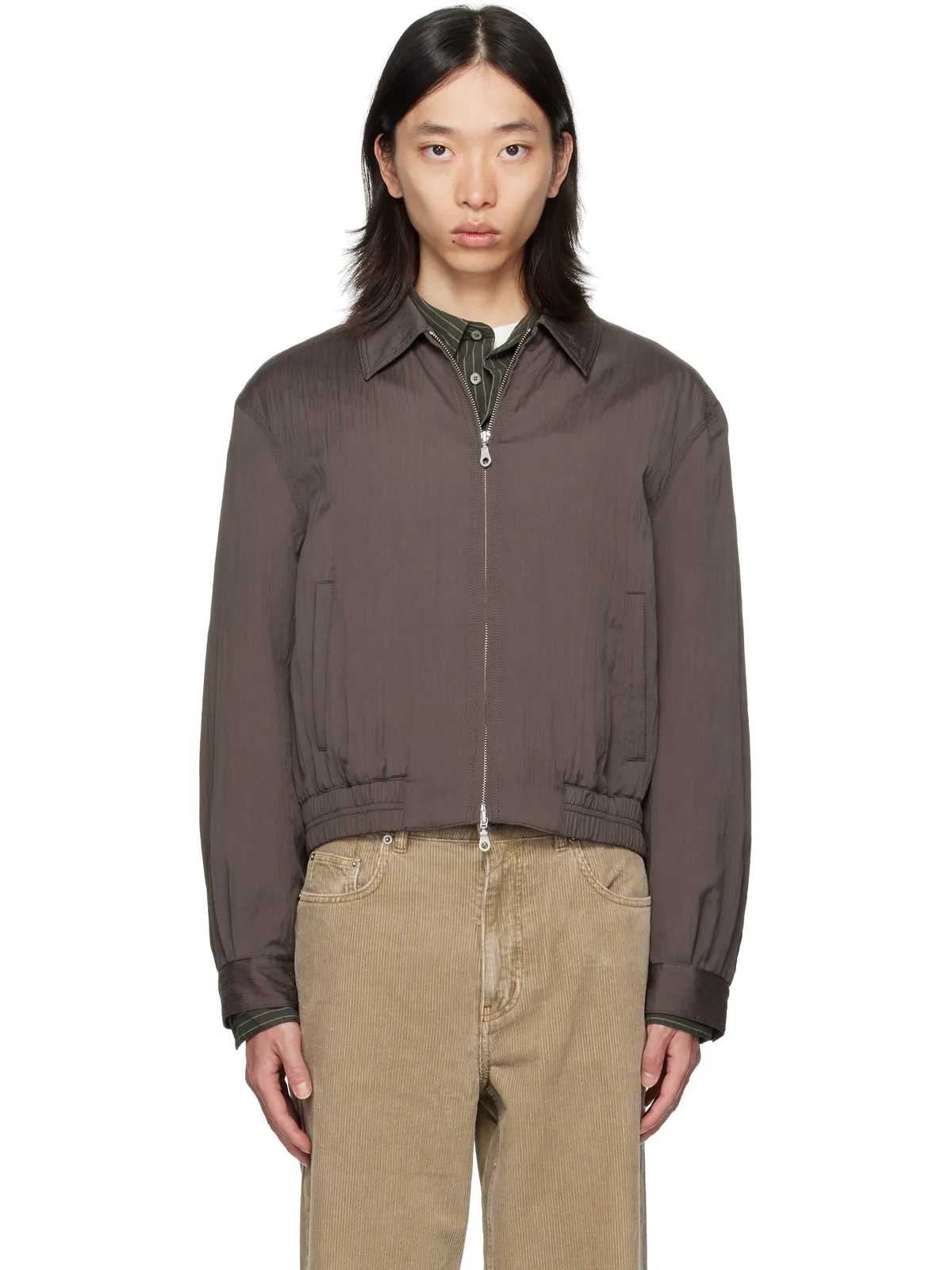 COOR Wrinkle Reglan ウール ブルゾンジャケット - 画像1