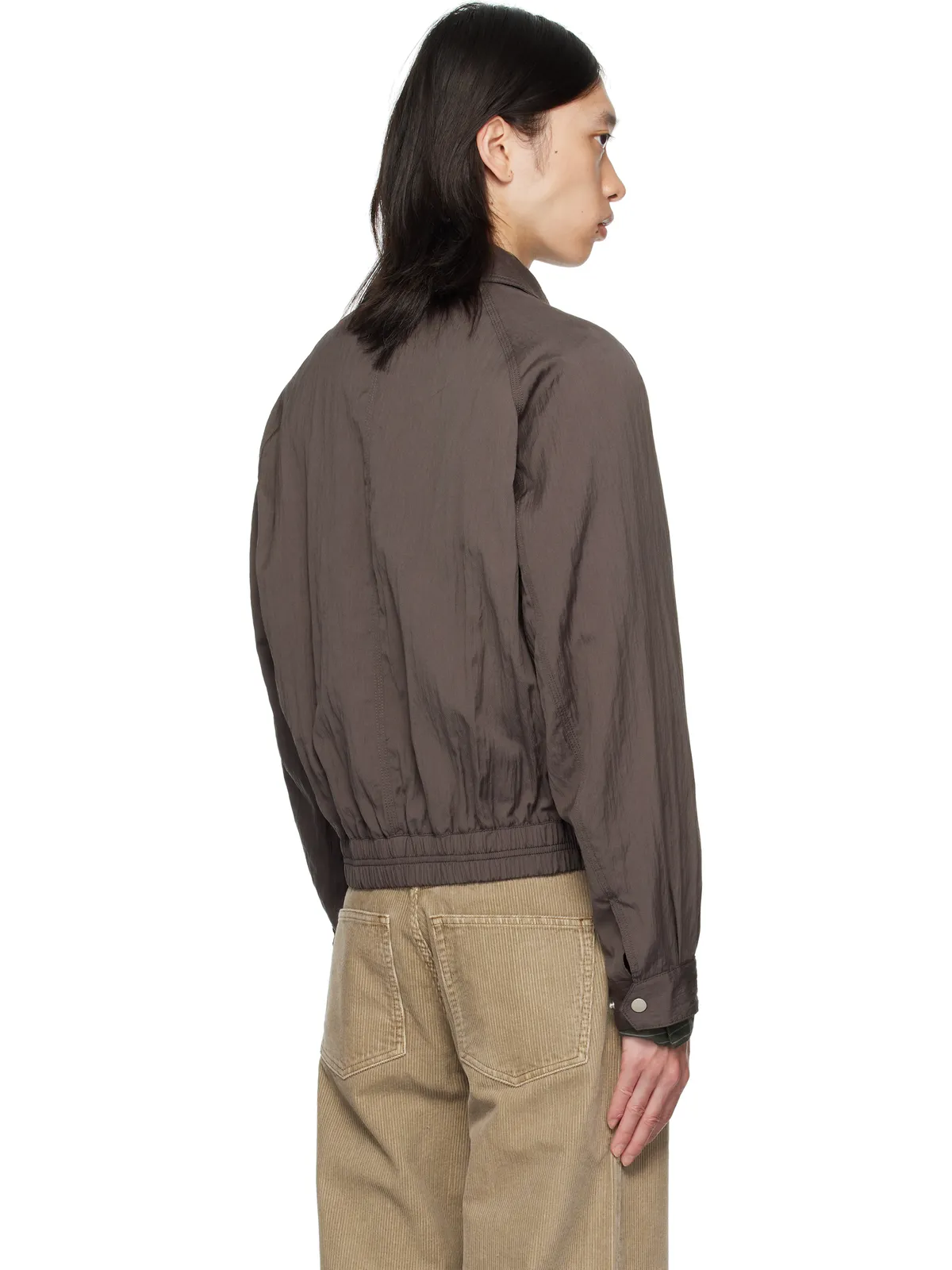 COOR Wrinkle Reglan ウール ブルゾンジャケット - 画像3