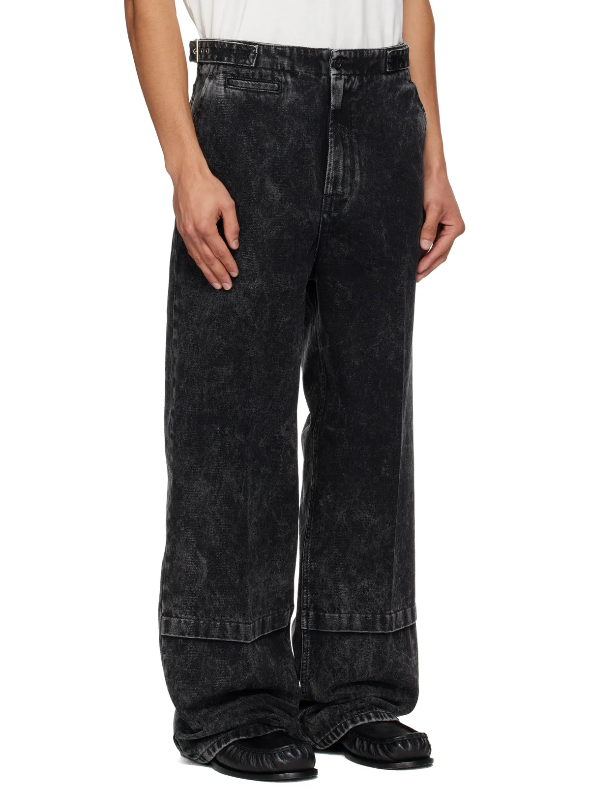 Lanvin ルーズフィット ウォッシュドジーンズ - 画像2