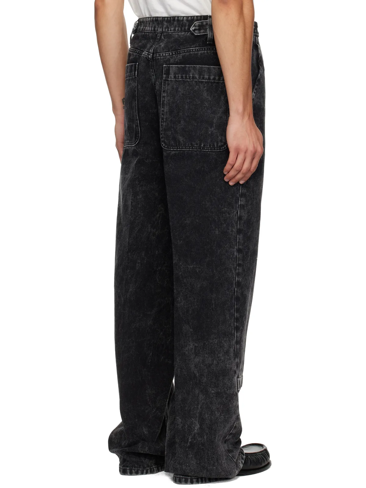 Lanvin ルーズフィット ウォッシュドジーンズ - 画像3